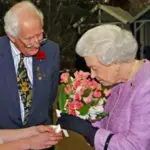 At Chelsea 2008, The Queen was delighted to hear her namesake sweet pea has been grown continuously for more than 60 years.