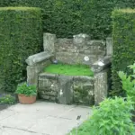 The chamomile seat at Sissinghurst