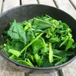 The succulent young leaves and flowering stems can be either eaten in salads or cooked like spinach.