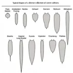 Kuroda carrots are a category of improved Chantenay-type carrots