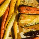 Canary yellow through and through, honey roasted carrots have never looked, or tasted so good.