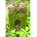 Followers of Hindu traditions often keep a Tulsi plant in front of their house, often planted in a specially built structure.