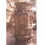 Tulsi Vrindawan inside Siddhivinayak Temple in Kulaba Fort.